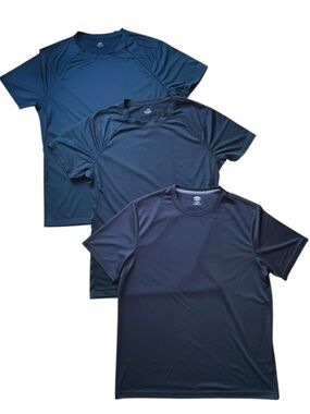 Bundle 3 Niksa Compression Shirts Athletic Works DriWorks Shirt